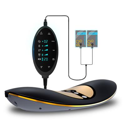 China Men Lumbar Magnetic Women Women Air Traction Amazon Traction Stretcher Lower Back Massager with Heating and EMS for sale