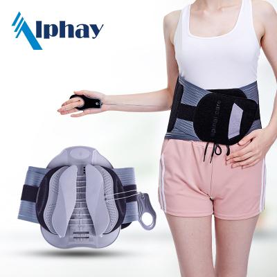 China Custom Adjustable Lumbar Protection Alphay Hip Brace Compression Waist Lumbar Support Belt for sale