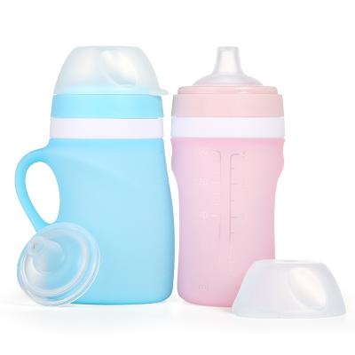 China 0-3 Years New Baby Products Bpa Free Silicone Baby Bottle Reusable Set Making for sale