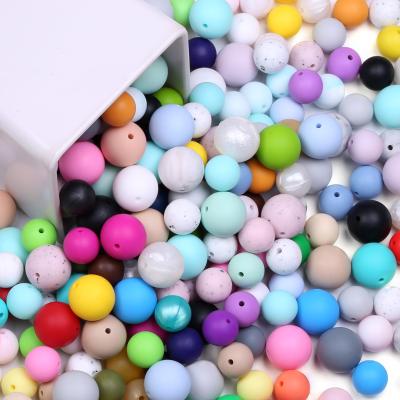 China Eco Friendly Non-Toxic Round Star Beads Silicone Beads Bpa Free Sets for sale