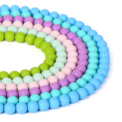 China Other BPA Free Silicone Beads 9mm Beads 10mm 15mm Kids Toy Jewelry Beads for sale