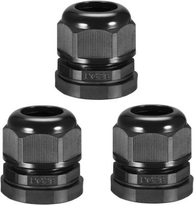 China Protect High Quality Nylon Cable Glands PG13.5 PG29 PG11 PG42 IP68 4-8mm Plastic Cable Gland PVC Waterproof Rubber for sale