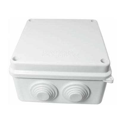 China Outdoor ABS Plastic Waterproof Universal Electrical Junction Box IP65 Project Enclosure White Electronic Equipment 15.7 x 13.8 x 4.7 inch for sale