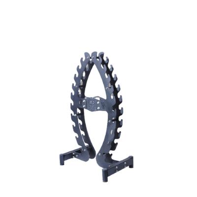 China Good Quality Home Gym Suitable Price Weight Rack Plated Dumbbell for sale