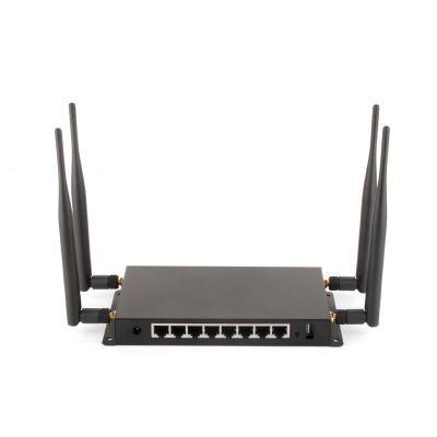 China Wireless Router With High Power 800mW 802.11AC WiFi Router 8Port POE 2.4GHz 5GHz Dual Band Wireless Poe Router With PCI-E Slot For MSATA HDD 3G 4G Module for sale