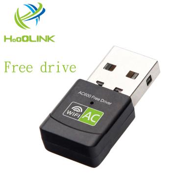 China Desktop factory direct high quality driver 600mbps free wifi usb adapter for sale