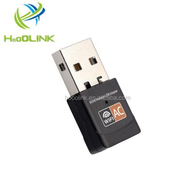 China Dual band usb wifi adapter Realtek 8811au 600Mbps USB AC USB Adapter LAPTOP 11 Wireless Adapters Radio for sale