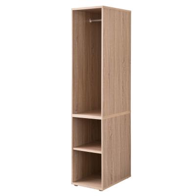 China Contemporary Modern 2 Doors Open Wardrobe with Drawers for sale