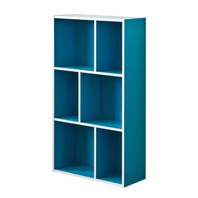 China 3 Tier Free Storage Space Modern Creative Rack (BLUE) for sale