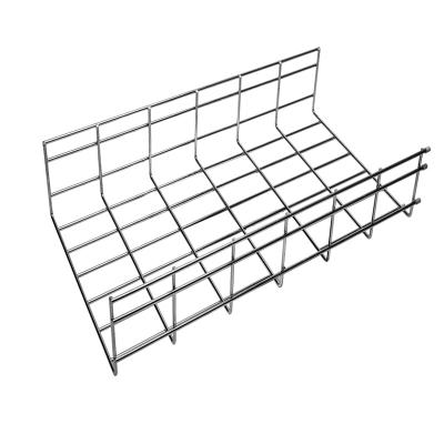 China 2022 Outdoor Hot Sale Electro Galvanized Mild Steel Cable Basket Wire Mesh Cable Trays Wholesale for sale