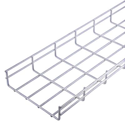 China 2022 Wire Mesh Cable Tray Making Machine Outdoor Straight Wire Mesh Cable Tray Size for sale