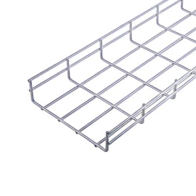 China Outdoor Electric Galvanized Perforated Cable Tray Steel Cable Mesh Tray Wire Mesh Cable Tray Supplier for sale