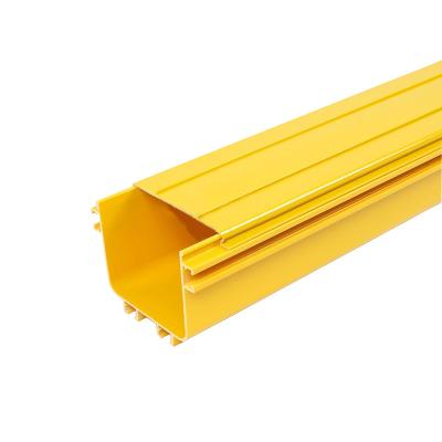 China Modern Manufacturer Yellow PVC Fiber Cable Tray Can Be Customized Fiber Cable Rack for sale