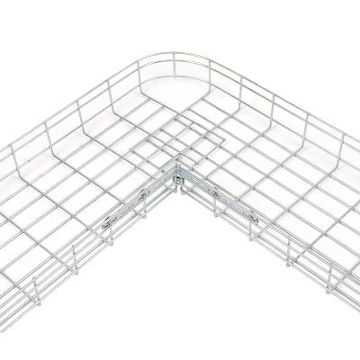 China Outdoor Type Mesh Cable Tray High Quality Steel Wire Mesh Cable Tray Perforated 2022 Cable Ladder for sale