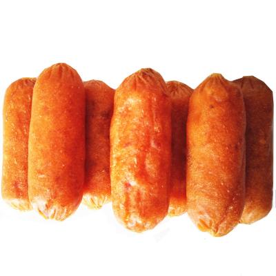 China OEM 100%NATURAL Pet Food Snacks Chicken Viable Frankfurter Sausage Soft Duck Sausage Salmon Sausage Order for sale