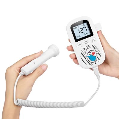 China Modern Baby Heart Rate Monitor For Pregnant Women LCD Display Portable Fetal Doppler Doppler for sale