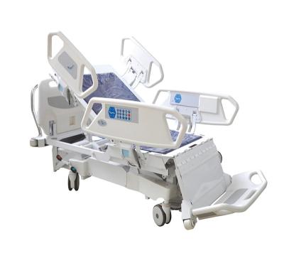 中国 Height Adjustable Multifunctional Hospital Beds Nursing Equipment Hospital Bed 8 Functions Electric Hospital ICU Cama Bed 販売のため