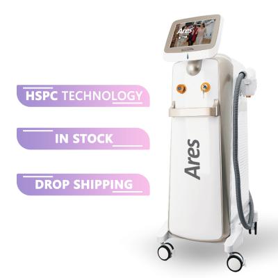 China Hair Removal Ares DL600 HSPC Cooling Depilator 3 Wavelength Hair Removal Diode Laser Machine for sale