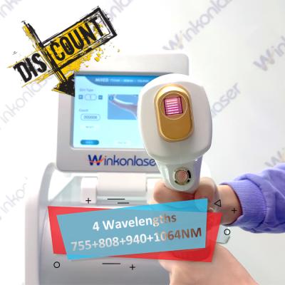 China Permanent Hair Removal Ares DL600 Hottest Power 2500W Hair Removal Laser Machine Price for sale