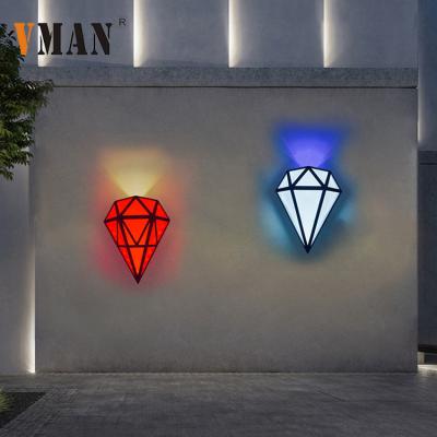 China Indoor Outdoor Wall Lighting New Design IP54 Waterproof 20w 24w Building External Wall Sconce LED Outdoor Garden Wall Light for sale