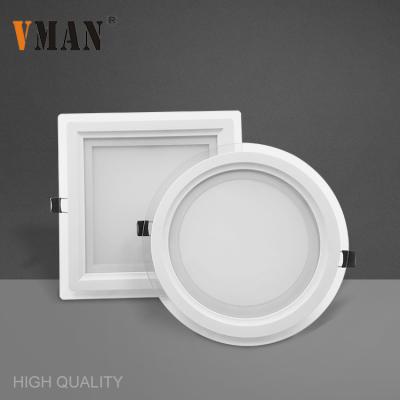 China Zhongshan Contemporary Wholesale 6w 9w 12w 18w 24w Supermarket Office Indoor Commercial Ceiling Recessed LED Panel Lamp for sale