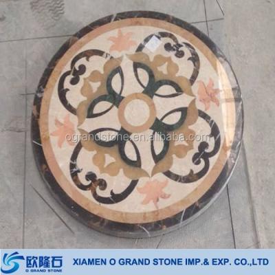 China Parquet Waterjet Marble Slabs , Home Design Flooring Marble Pattern for sale