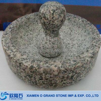 China Sustainable Cheap Unique Custom Mortar And Pestle Stone Granite Mortar And Pestle for sale