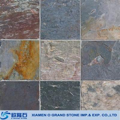 China Widely used in cultural stone veneer gardening exterior wall interlocking exterior slate tile for sale