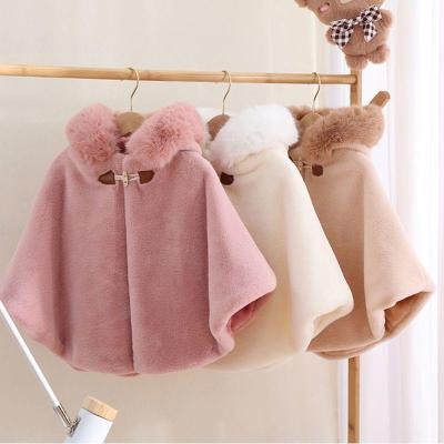 China Anti-wrinkle clothes for babies mask newborn girls' shawl coat baby cape baby new year's clothing children's clothing outlet winter clothing for sale