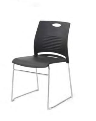 China Cheap Cheap Public Modern Plastic Chair Hot Selling Chair With Chrome Frame for sale