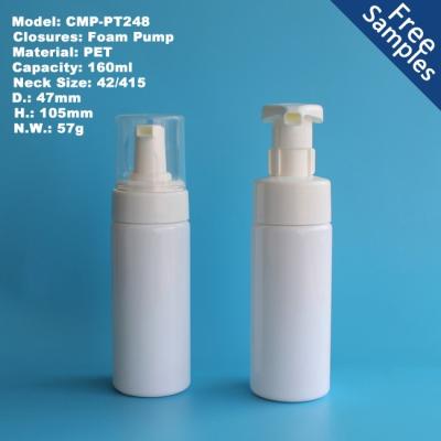 China BEAUTY PACKAGING Wholesale Plastic Foam Pump Bottle , 160ml Shaving Foam Bottle for sale