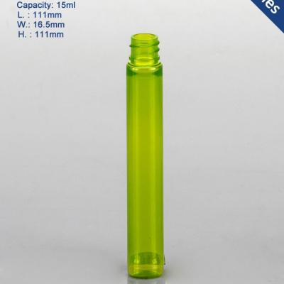 China BEAUTY PACKAGING new arrival wholesale beautiful slim color 15ml plastic bottle for sale