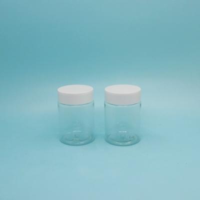 China Skin Care PET Cream 50ml Small Clear Plastic Jars , 50ml Transparent Plastic Cosmetic Jars for sale