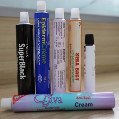 China Waterproof Aluminum Cosmetic Packing Tube For Hand Cream for sale