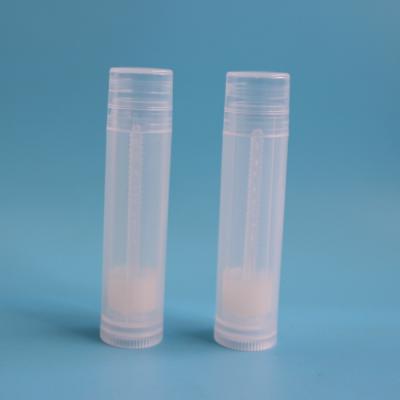 China Factory best seller 5ml clear lip balm plastic packaging, 5ml lip balm case for sale