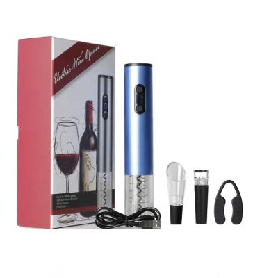 China Wholesale Customized SUNWAY Viable Factory Logo Rechargeable USB Wine Bottle Opener Electric Automatic Gift Box Set for sale