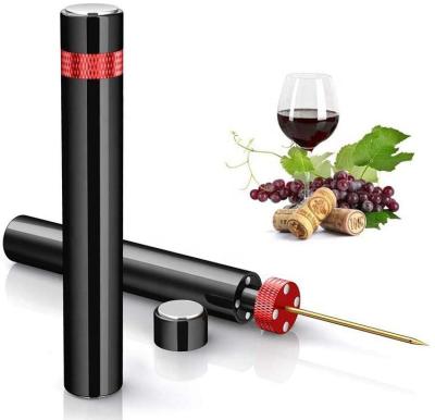 China SUNWAY Cork Wine Opener Easy Remove Manual Servers Twist Compressor Pressure Wine Plastic Bottle Opener With Gas Needle for sale