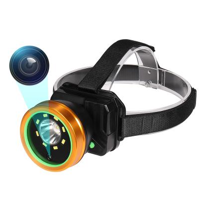 China About 6 Hours LED Headlight Rechargeable Headlamp Waterproof Super Bright Outdoor Sports VCR Camera for sale