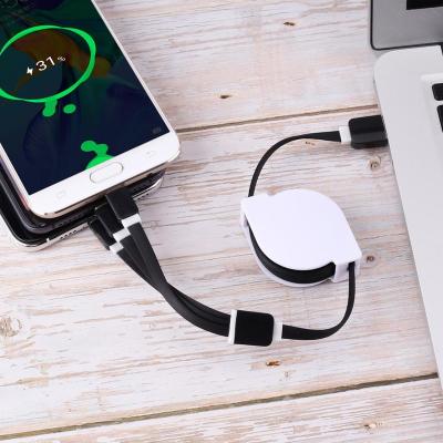 China Hot Selling Mobile Phone Products 3 In 1 Universal Convenient USB Charging Cable for sale