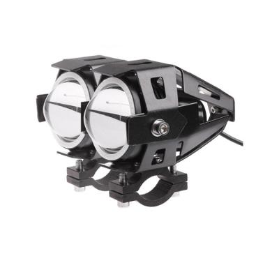 China 1 Piece Motorcycle U7 LED Angel Eyes Headlight Spot Flash Lamp Fog Driving Light for sale