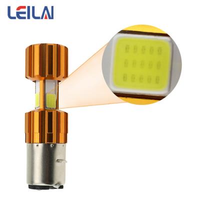 China Lihgt System 18W Double Base Auto Electronic Motorcycle Headlight Bulb Driving for sale