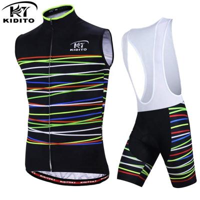 China Pro Team Summer Sleeveless Bicycle Wear Ropa De Ciclismo Cycling Breathable Cycling Tank Top OEM Manufacturer Sets Cycling Clothing for sale