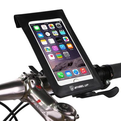 China New Bicycle Cycling Bag Travel Handlebar Phone Mount Bag With Waterproof Touch Screen Phone Case for sale