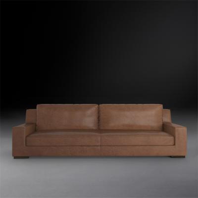 China Beautiful Leather Sofa Modern Living Room Furniture Sofa Set Black Living Room Sofa for sale