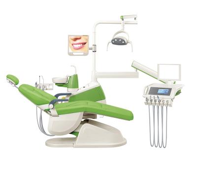 China DTC-329 dental chair with luxury led inductive lamp dental unit made in China GD-S350 for sale