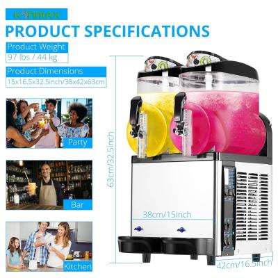 China Frozen Cocktail Ice Slush Machine Beverage Smoothie Machine For Beverage Shop for sale