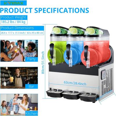 China Frozen Drink Slushy Machine For Restaurant Food Shop Slush Slushie Machine Slush Maker Machine for sale