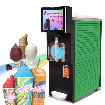 China Commercial Single Tank Frozen Drink Beverage Machine Frozen Cocktail Slushie Machine Granita Margarita Slush Slushie Machine for sale