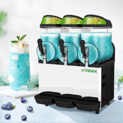 China Electronic Auto Commercial Frozen Margarita Slush Machine 10L Three Tank for sale