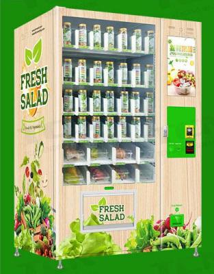 China Fruit Drink Vending Machine Zinc Alloy Fresh Healthy Salad Food for sale